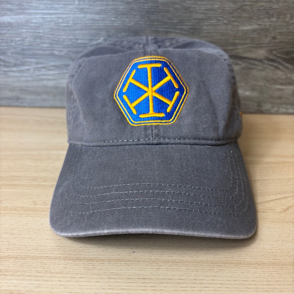 Iron Exchange Hat Cap Strap Back Gray One Size Adjustable
